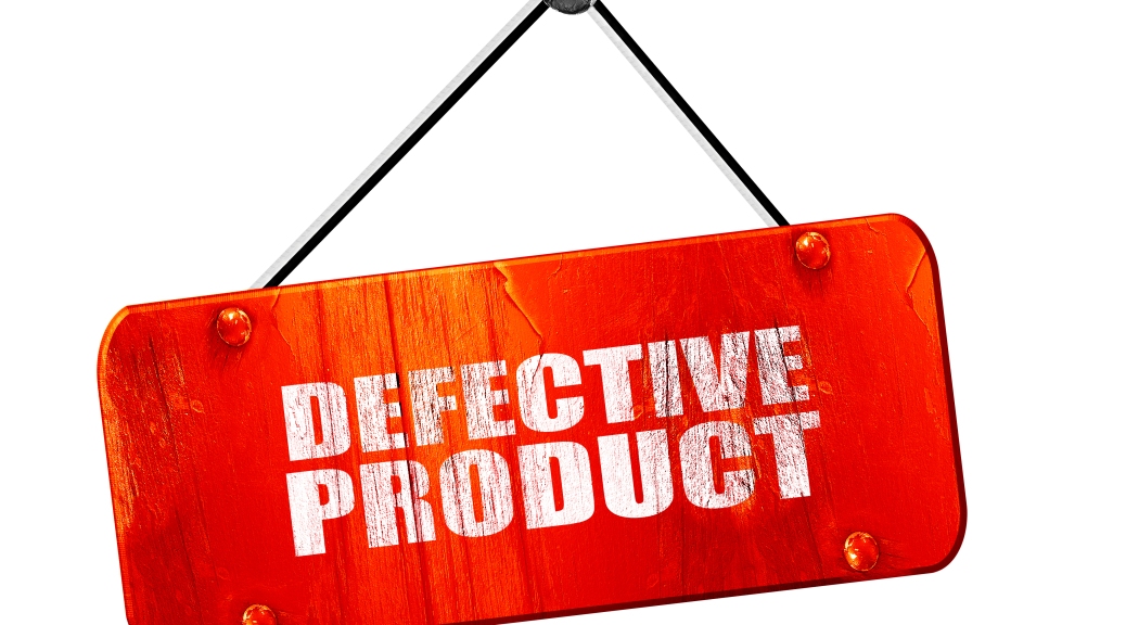 Defective Product Claims